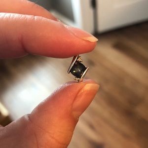 Mystic fire topaz necklace pendant